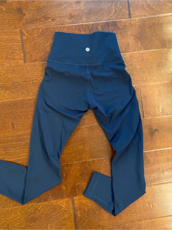 lululemon athletica Pants - Lululemon Wunder Under High Rise Tight 25” size 2 True Navy